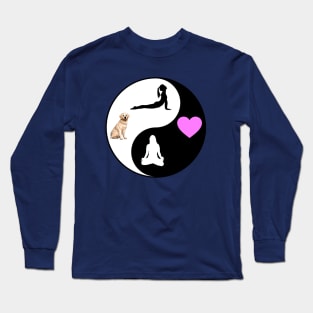 All I Need Is Love And Yoga And A Dog Long Sleeve T-Shirt